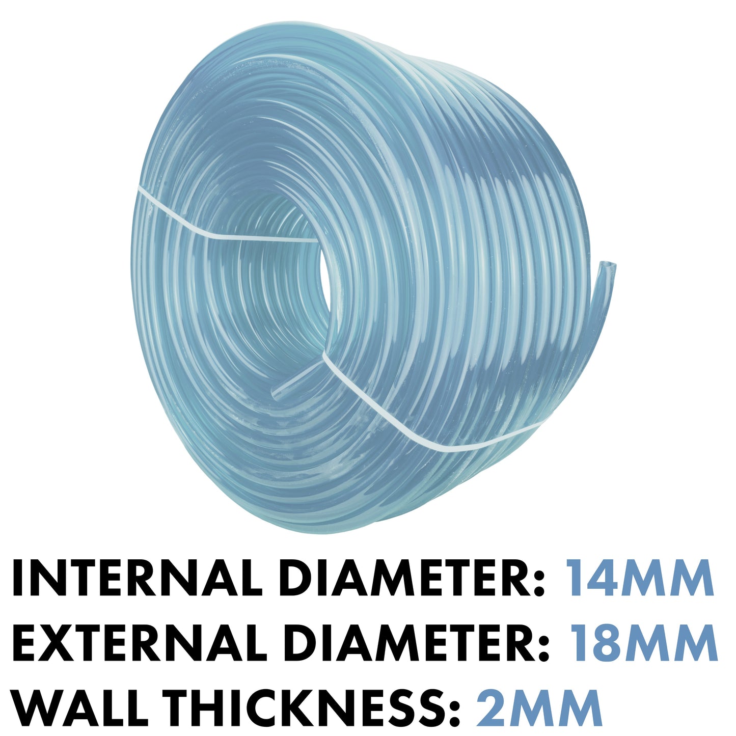 Clear PVC Pipe 14mm*18mm