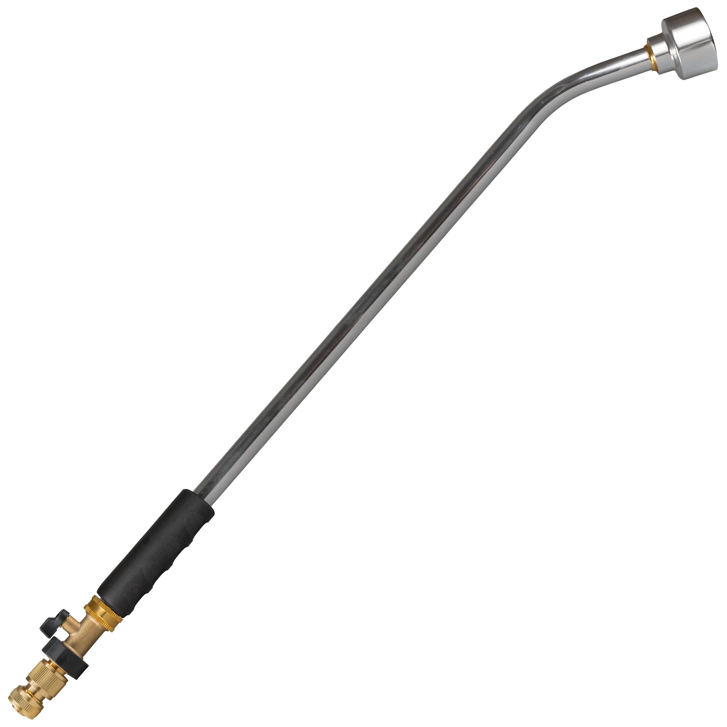 75cm Garden Watering Lance with Brass Valve and Quick Connect Hose Connector