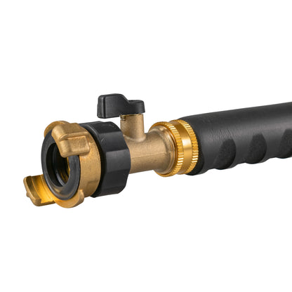 90cm Garden Watering Lance with Brass Valve and Geka Type Fitting