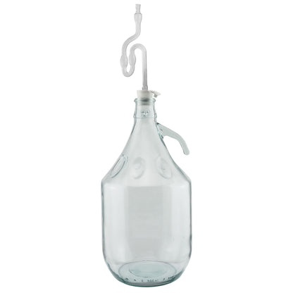 Glass Demijohn 5L 6 Pack Plain With Airlock & Bung