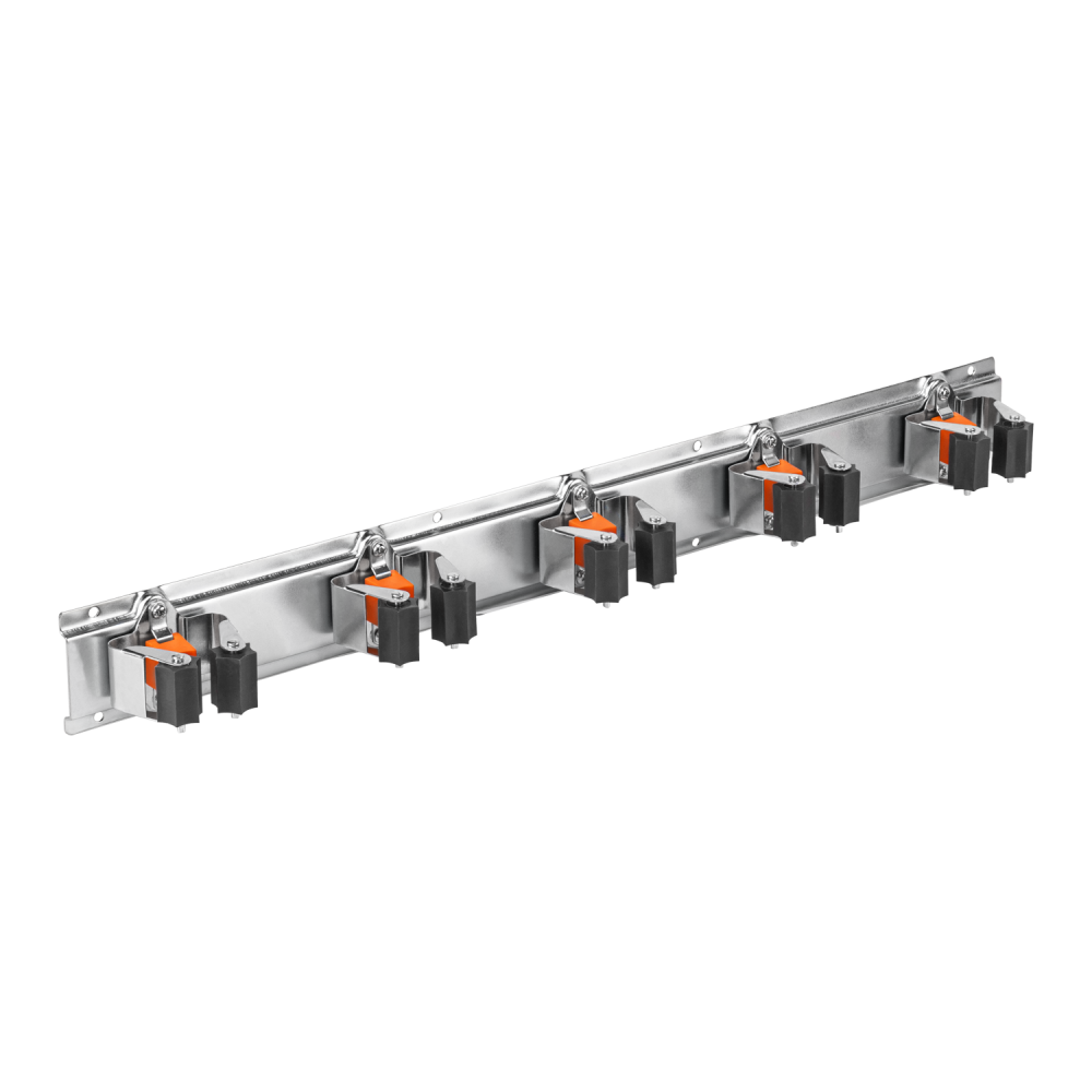 Wall Mount Tool Holder Rail - Roller Grip Design (5 Handles) – TurfStore