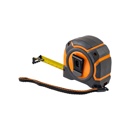 Snap Tape Measure 25mm Wide with Belt Clip (5m-10m)