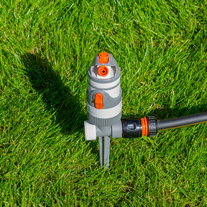 2-Pattern Gear Drive Sprinkler White Line