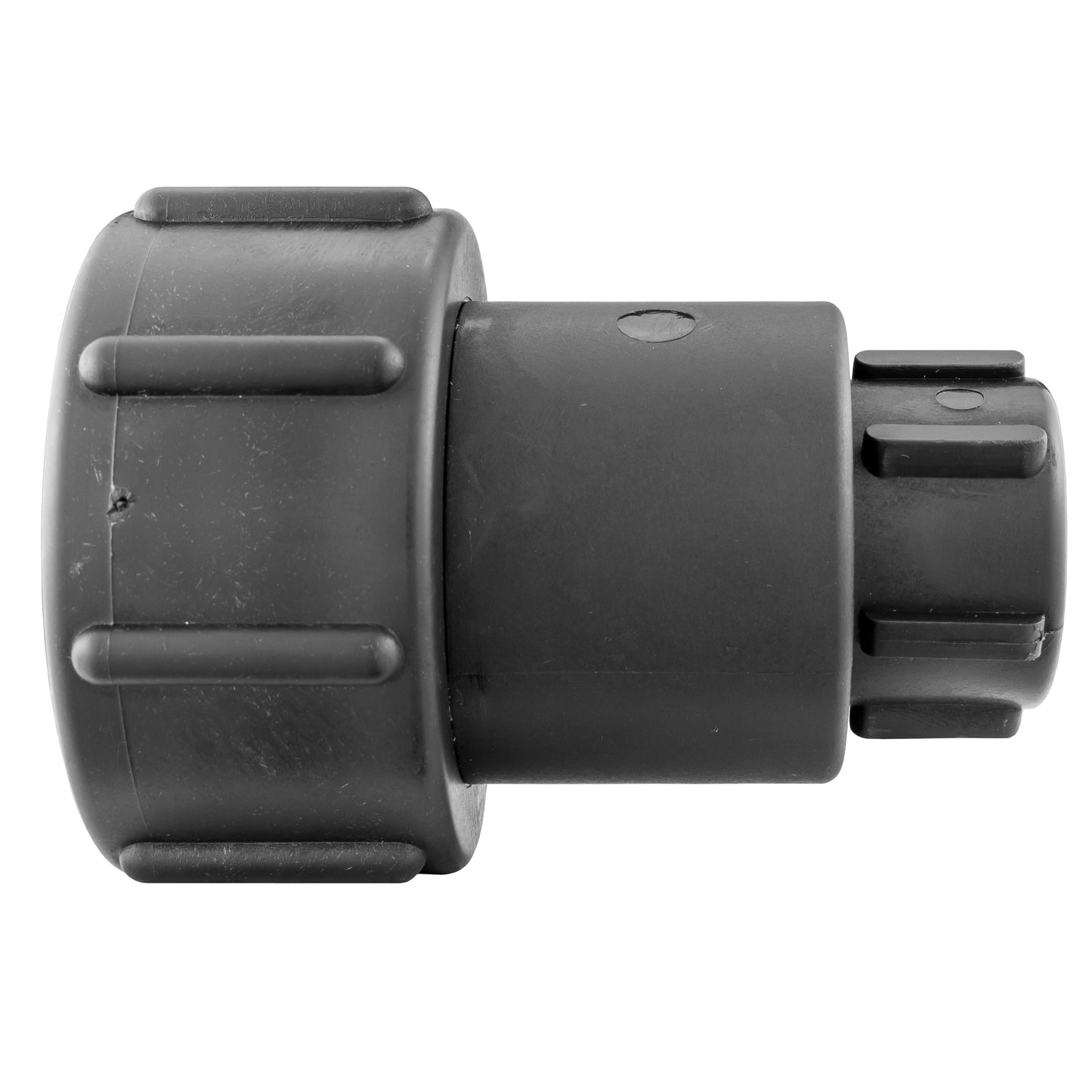 IBC 2” S60X6 – 3/4" BSPF Extender Adaptor with ¾” BSP Plastic Bib Tap