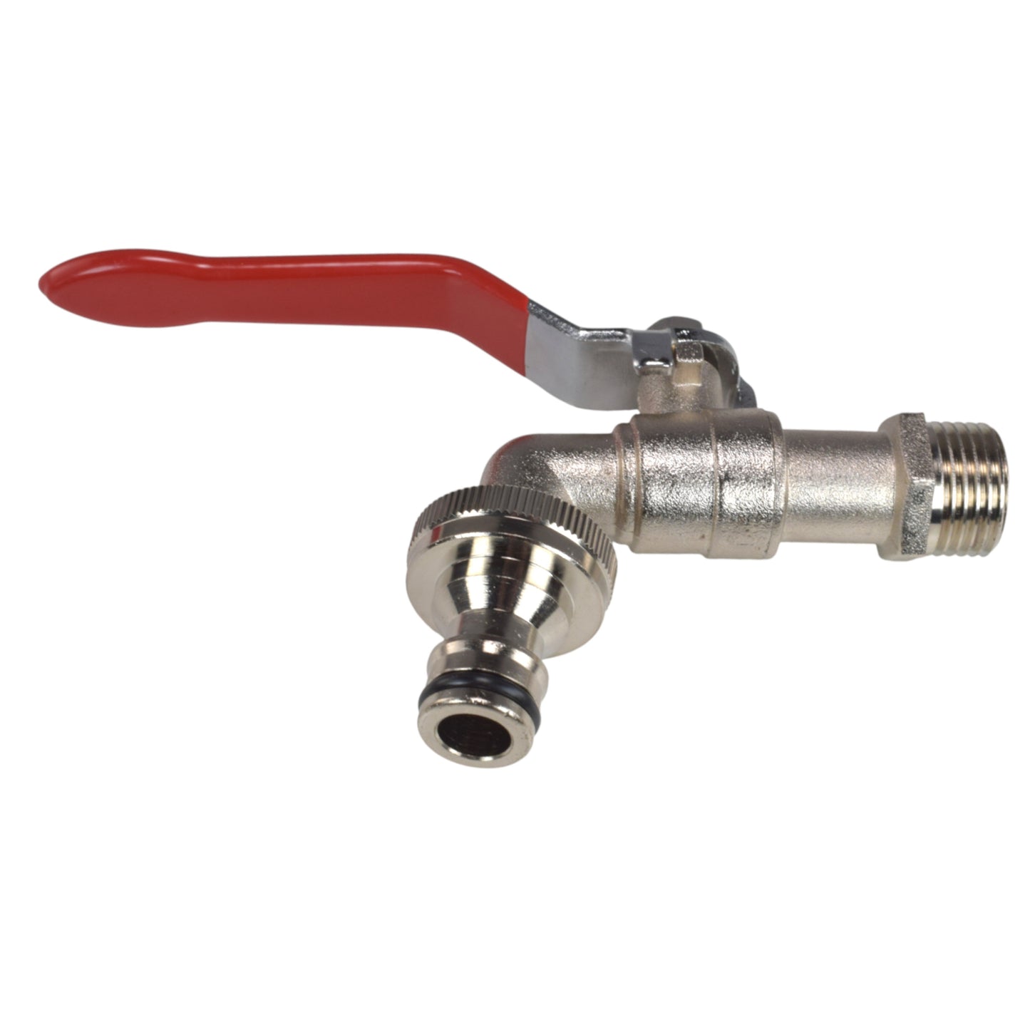 Lever Tap Kit with Barb/Quick Connect Outlet, 1/2" and 3/4" BSP Thread Inlet