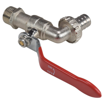 Lever Tap Kit with Barb/Quick Connect Outlet, 1/2" and 3/4" BSP Thread Inlet