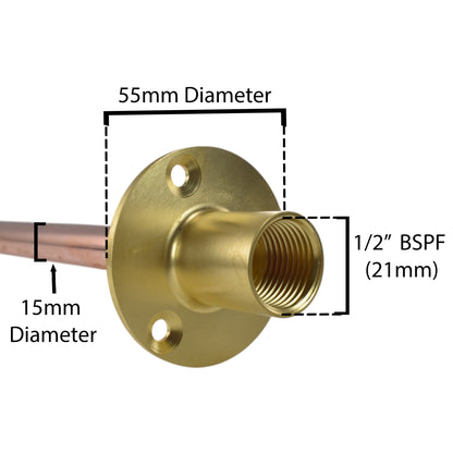 Brass Quick Connect Bib Tap BASIC Connection Kit