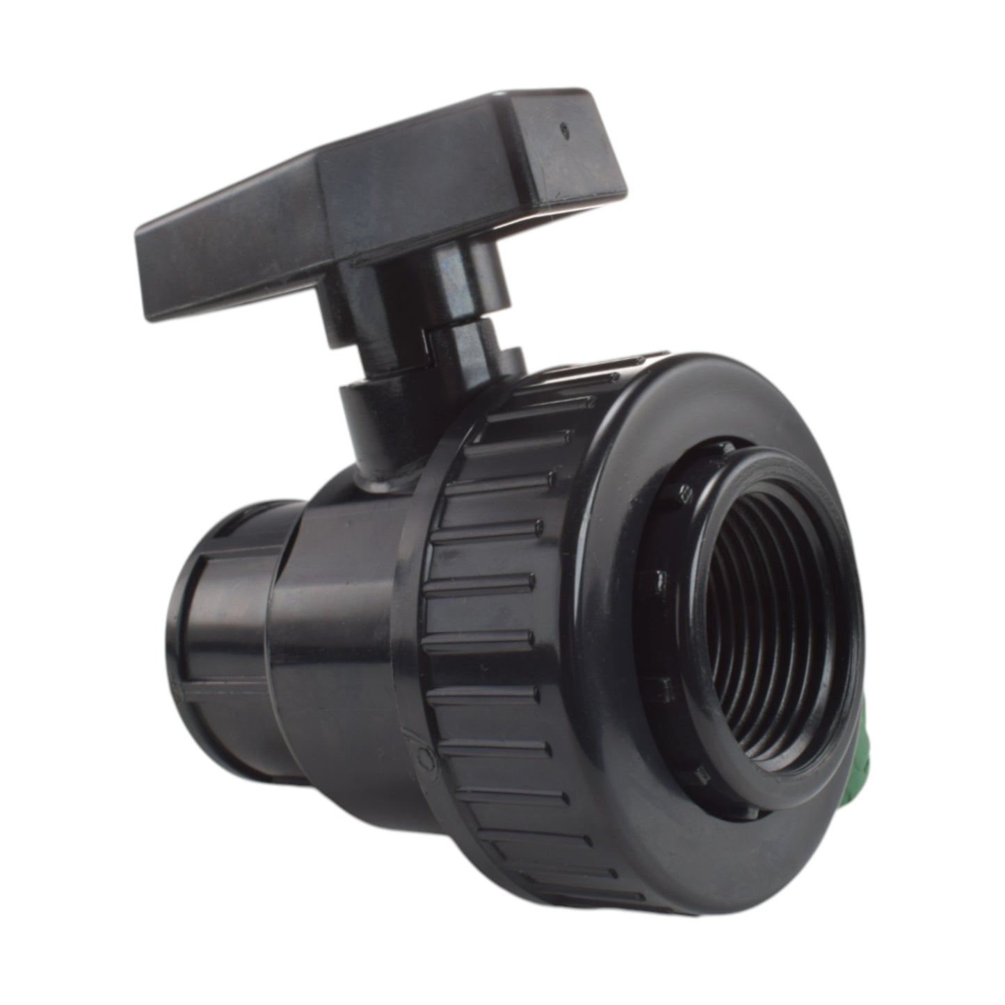 1” BSP Water Butt Fitting with Full Flow PP Valve and 32mm MDPE Fitting