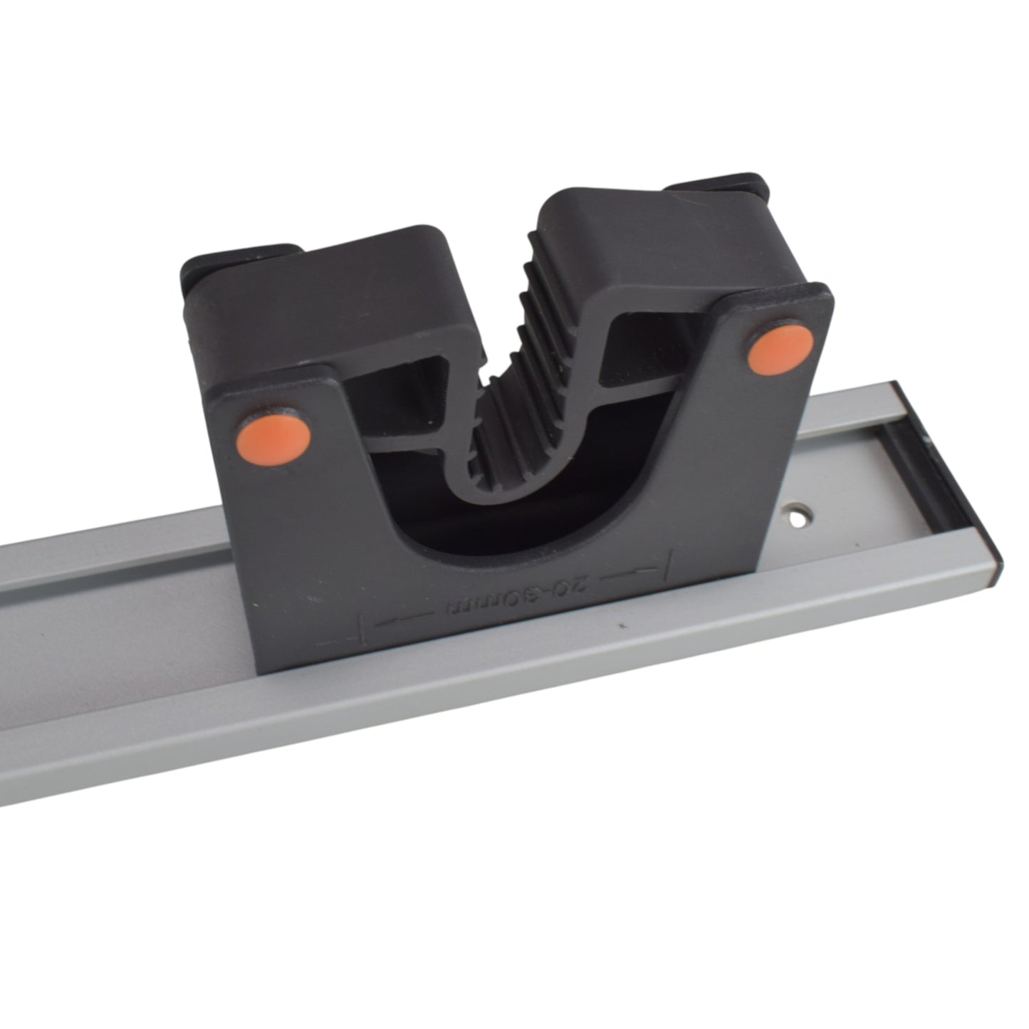 Wall Mount Tool Holder Rail - Gripper Design (5 Handles)
