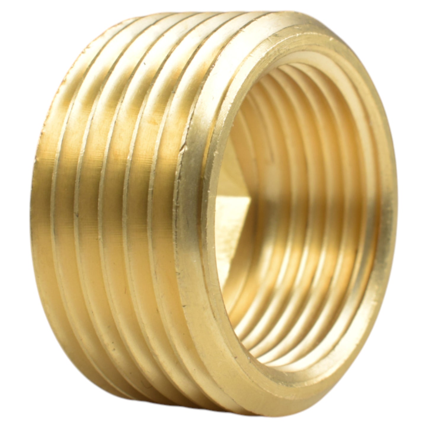 Thread Conversion Cap 1" BSPM - 3/4" BSPF, Brass