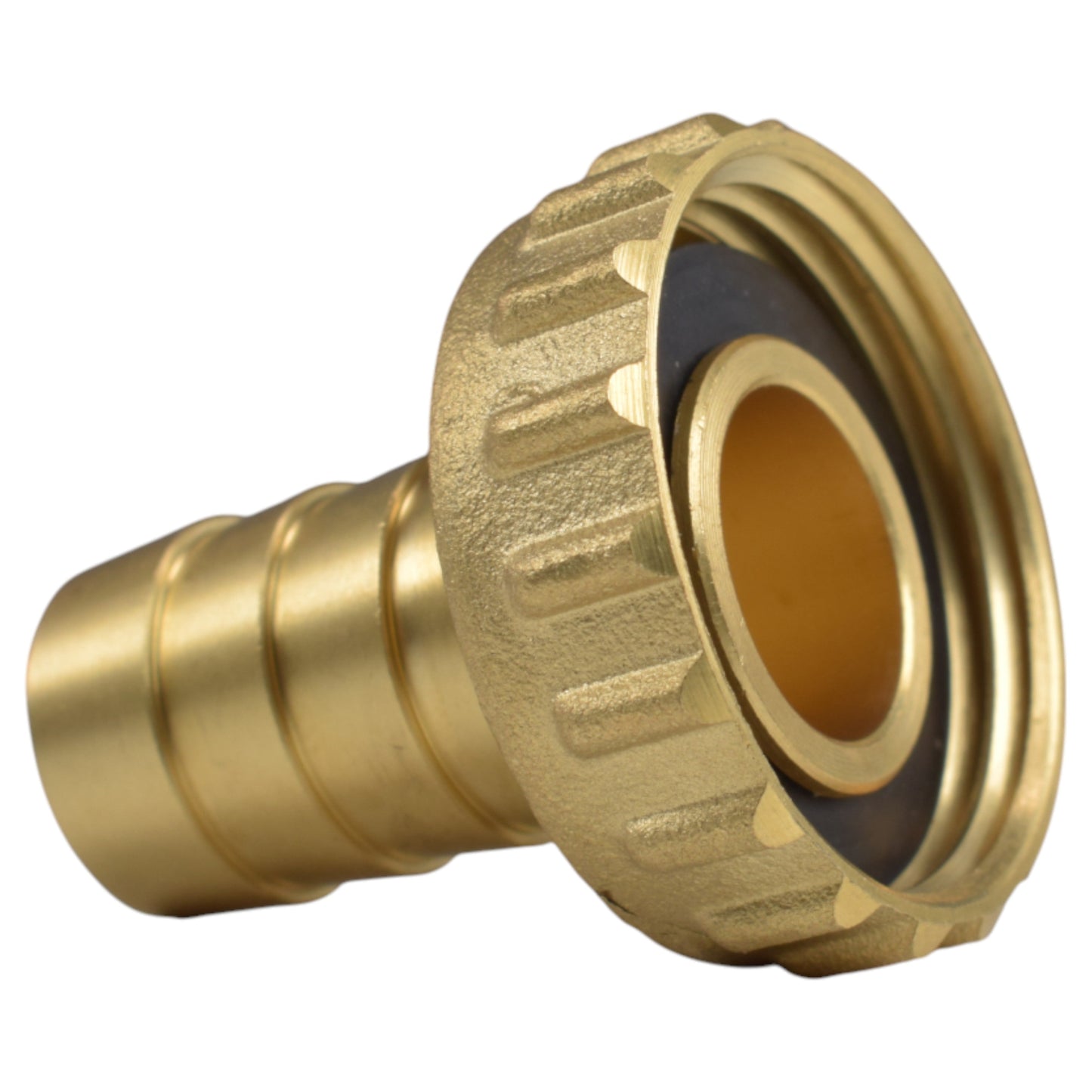 Brass Bib Tap Kit with Barb/Quick Connect Outlet, 1/2" and 3/4" BSP Thread Inlet