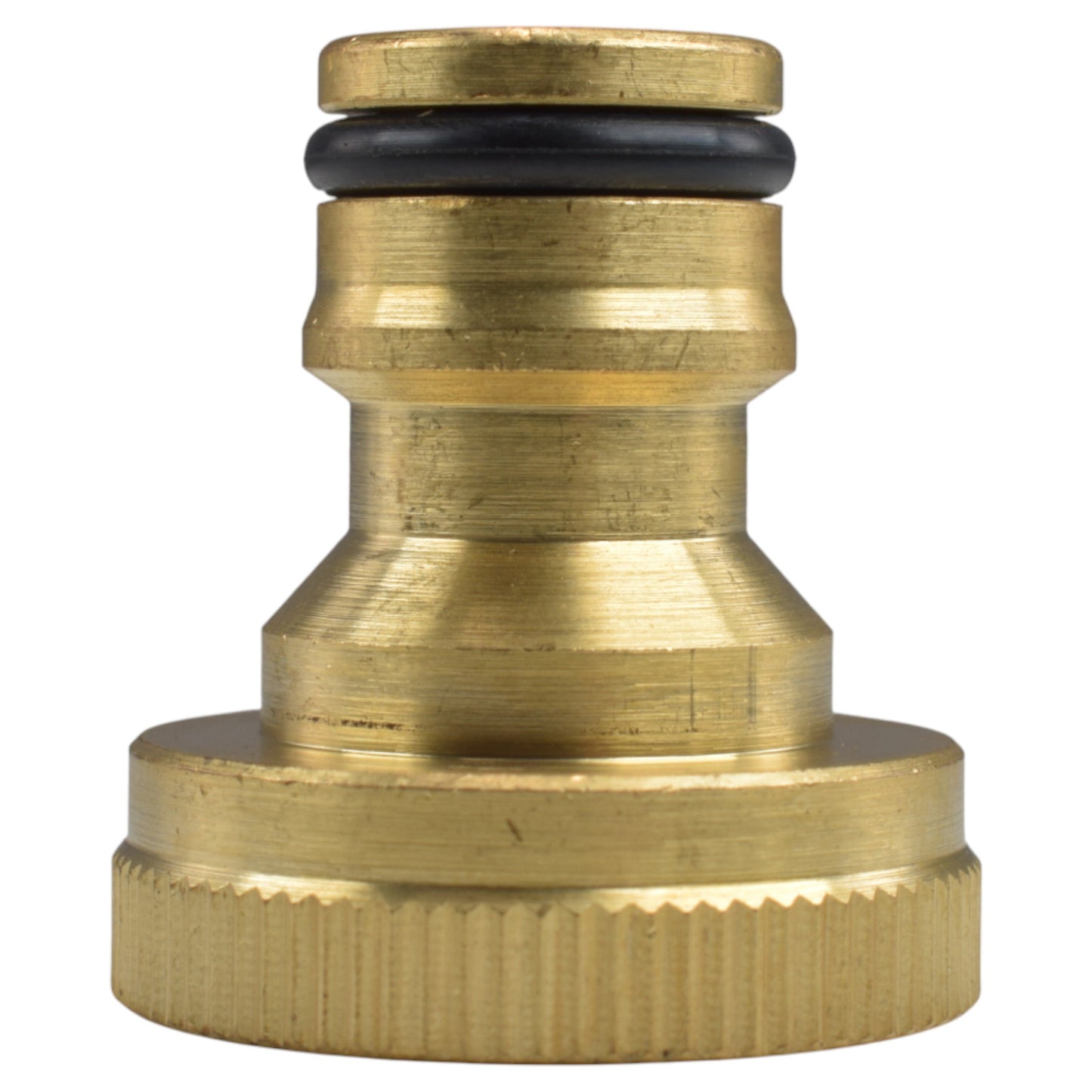 Brass Bib Tap Kit with Barb/Quick Connect Outlet, 1/2" and 3/4" BSP Thread Inlet