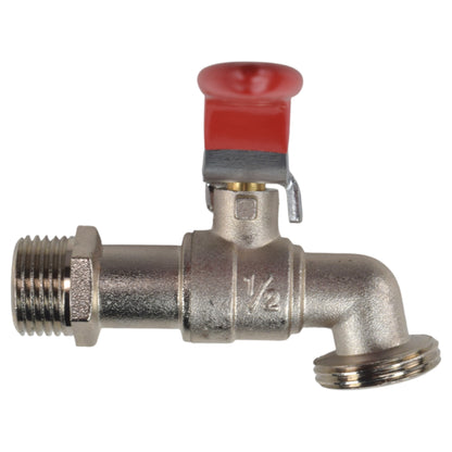 Lever Tap Kit with Barb/Quick Connect Outlet, 1/2" and 3/4" BSP Thread Inlet