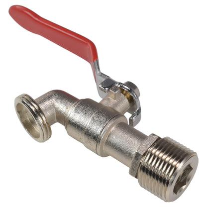 Lever Tap Kit with Barb/Quick Connect Outlet, 1/2" and 3/4" BSP Thread Inlet