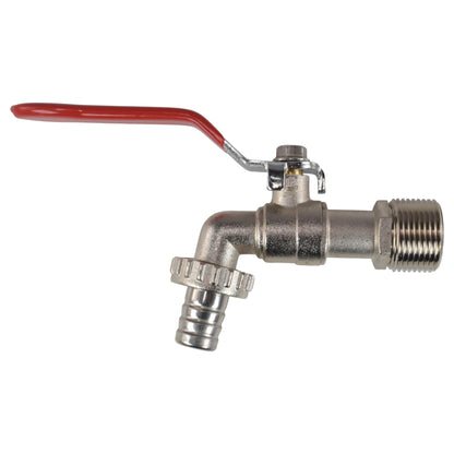 Lever Tap Kit with Barb/Quick Connect Outlet, 1/2" and 3/4" BSP Thread Inlet