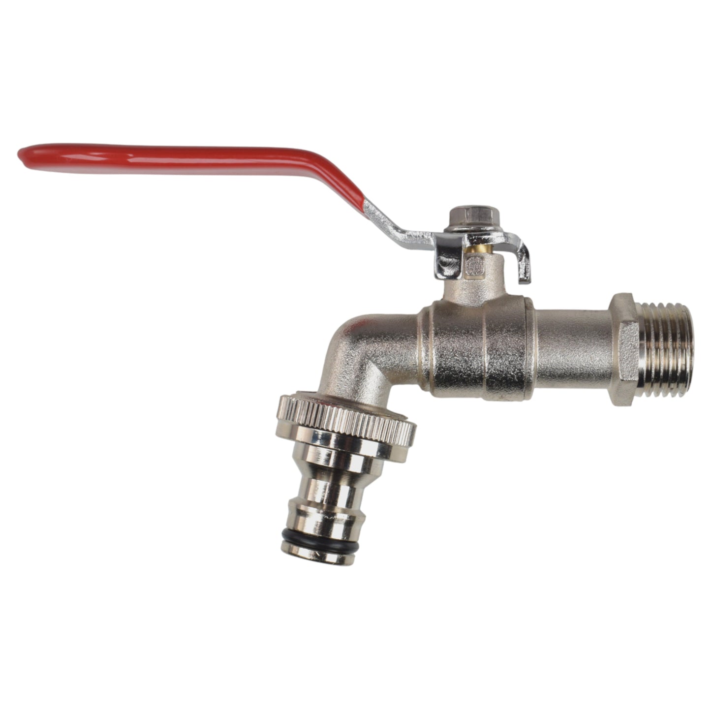 Lever Tap Kit with Barb/Quick Connect Outlet, 1/2" and 3/4" BSP Thread Inlet