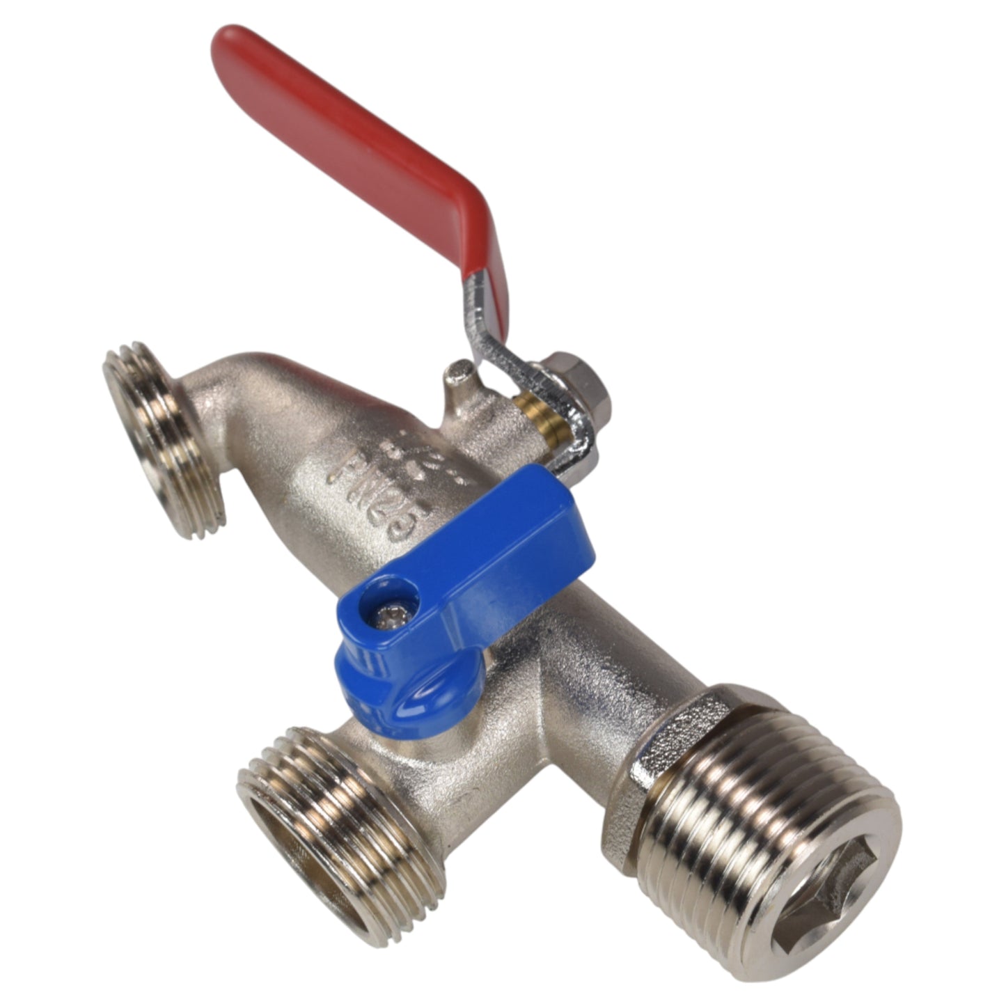 Double Lever Tap Kit with Barb/Quick Connect Outlet, 1/2" and 3/4" BSP Thread Inlet