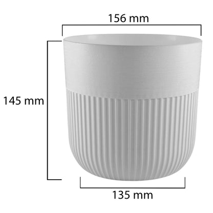Luca Pot without Hole 160mm White