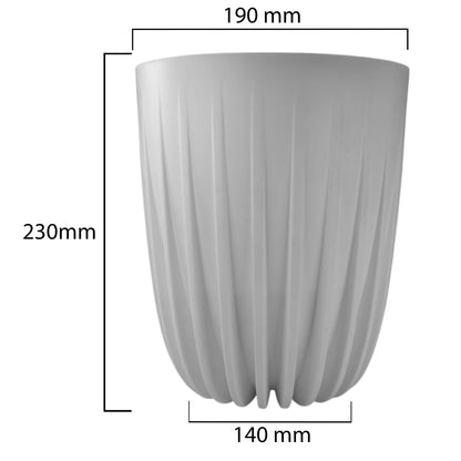 Mira Pot Without Hole 190mm White