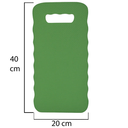 Digger-Hoe Garden Tool with Multifunction Kneeler Mat, Green
