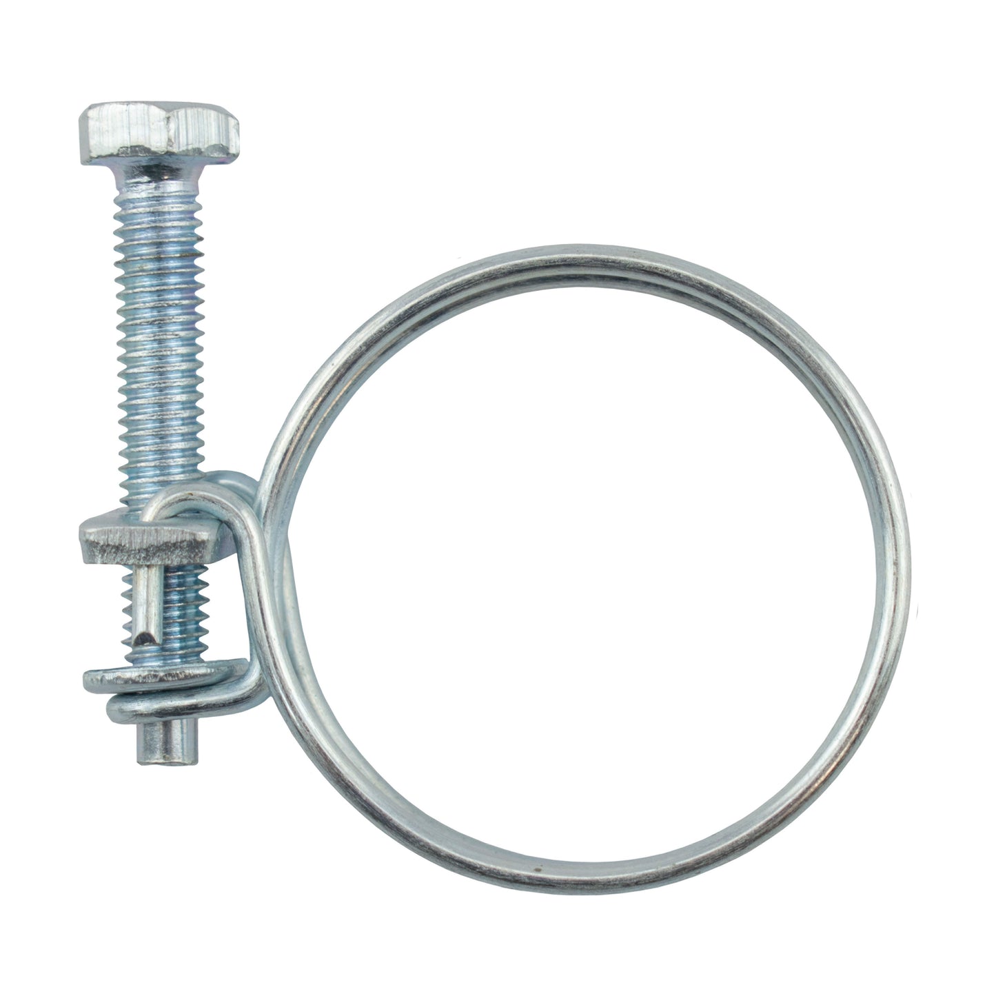Double Wire Hose Clamp Galvanised 50mm-56mm