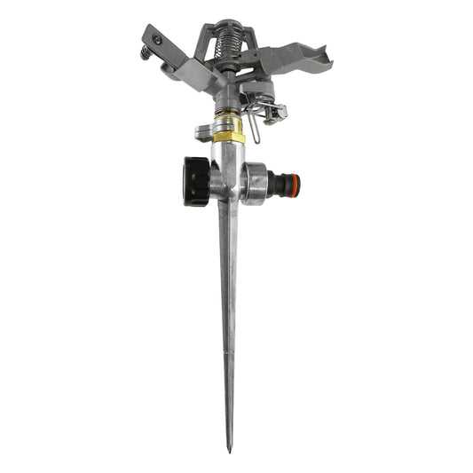 Pulsating Lawn Sprinkler - Metal with Metal Spike