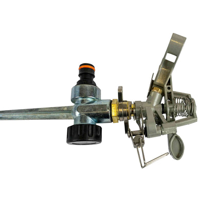 Pulsating Lawn Sprinkler - Metal with Metal Spike