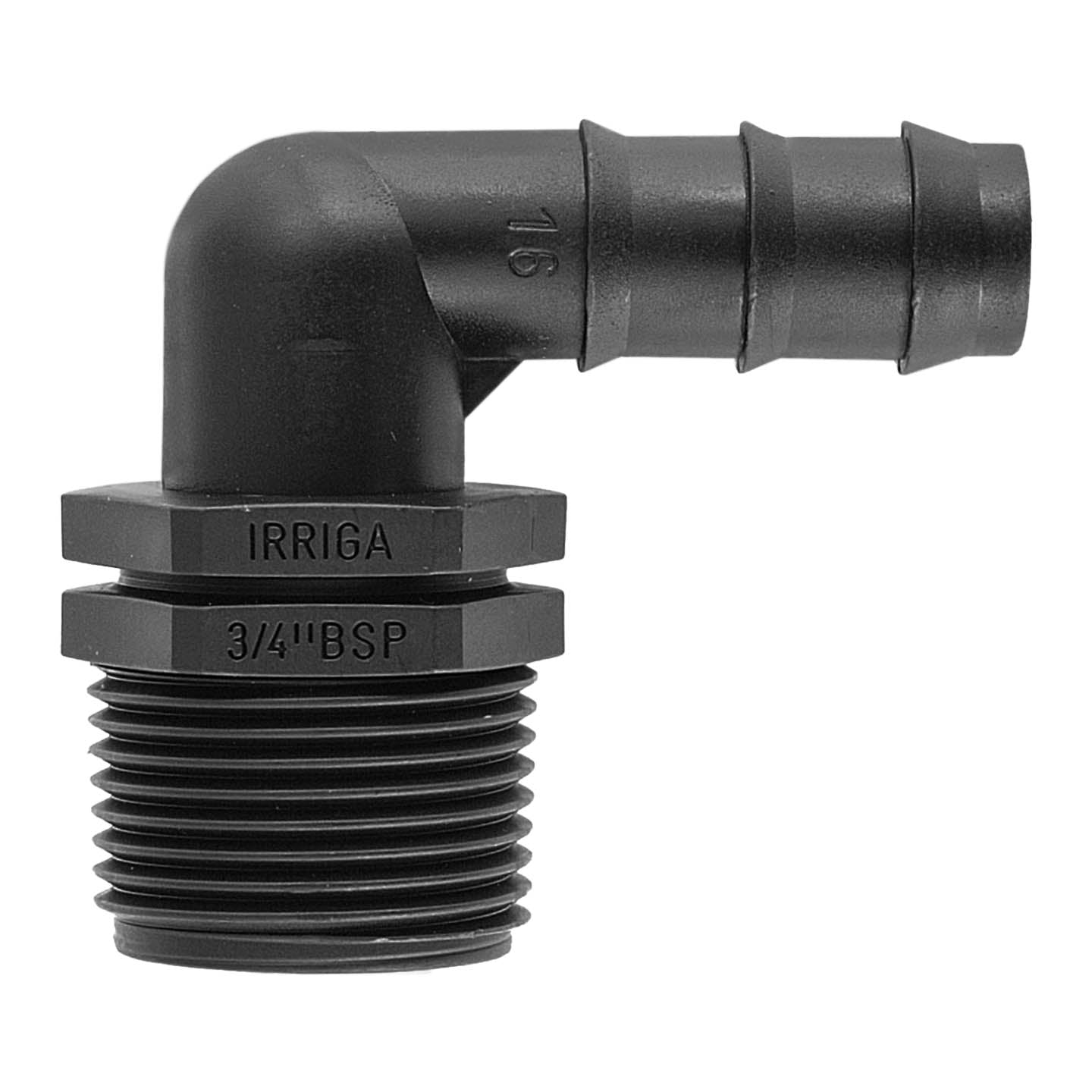 Elbow Fitting ¾” BSP - 16mm Barb