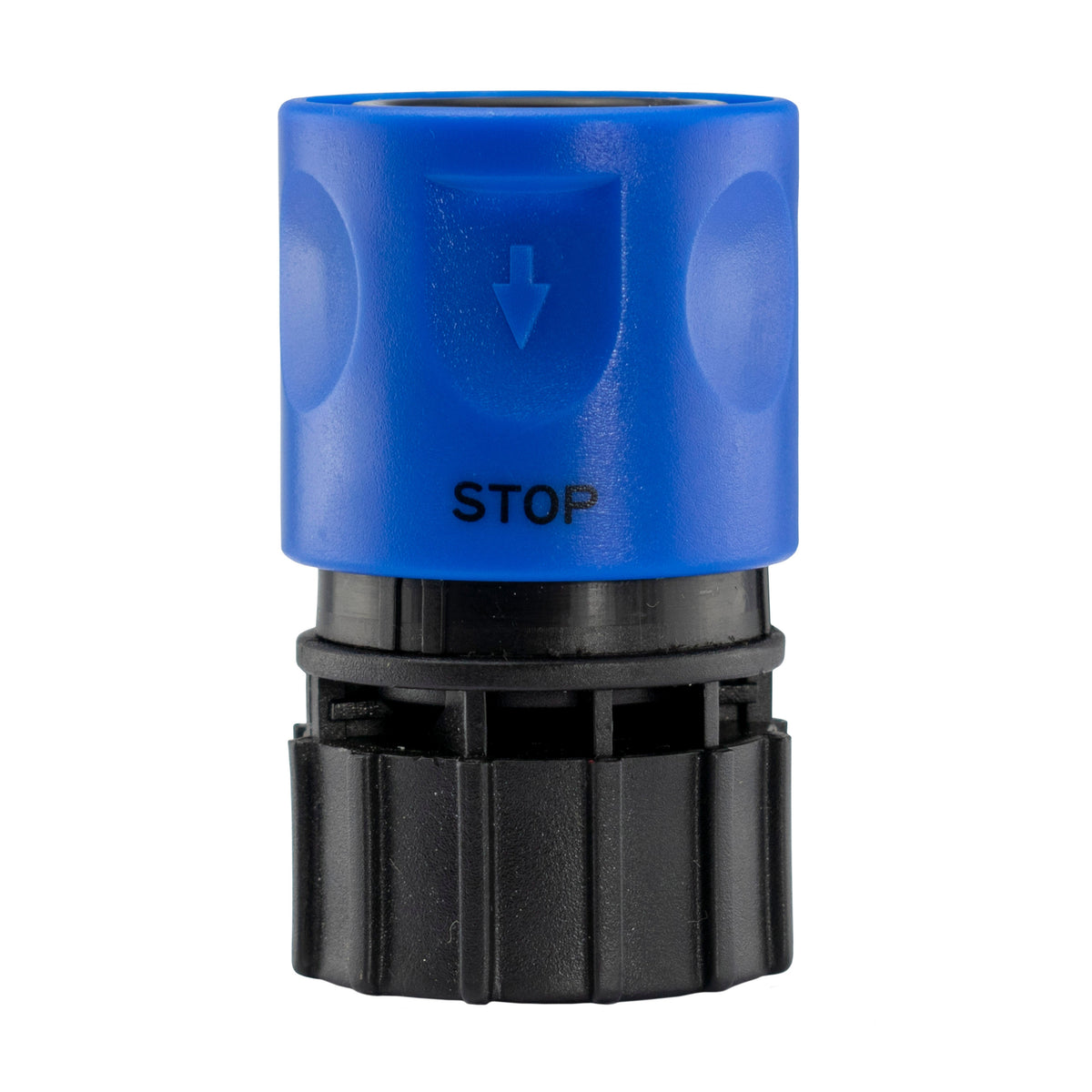 IBC 2” S60X6 Cap with BSPF Thread-Quick Connect Male Valve and Hose Connector 3/4" BSPF