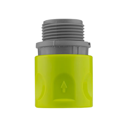 Female Hose Connector with 3/4" BSPM Thread Lime