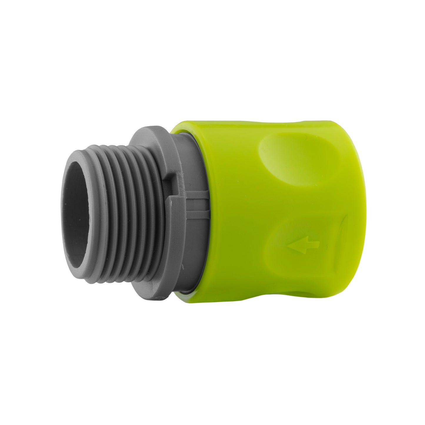 IBC 2” S60X6 Cap with BSP Threaded Valve and Hose Connector Lime