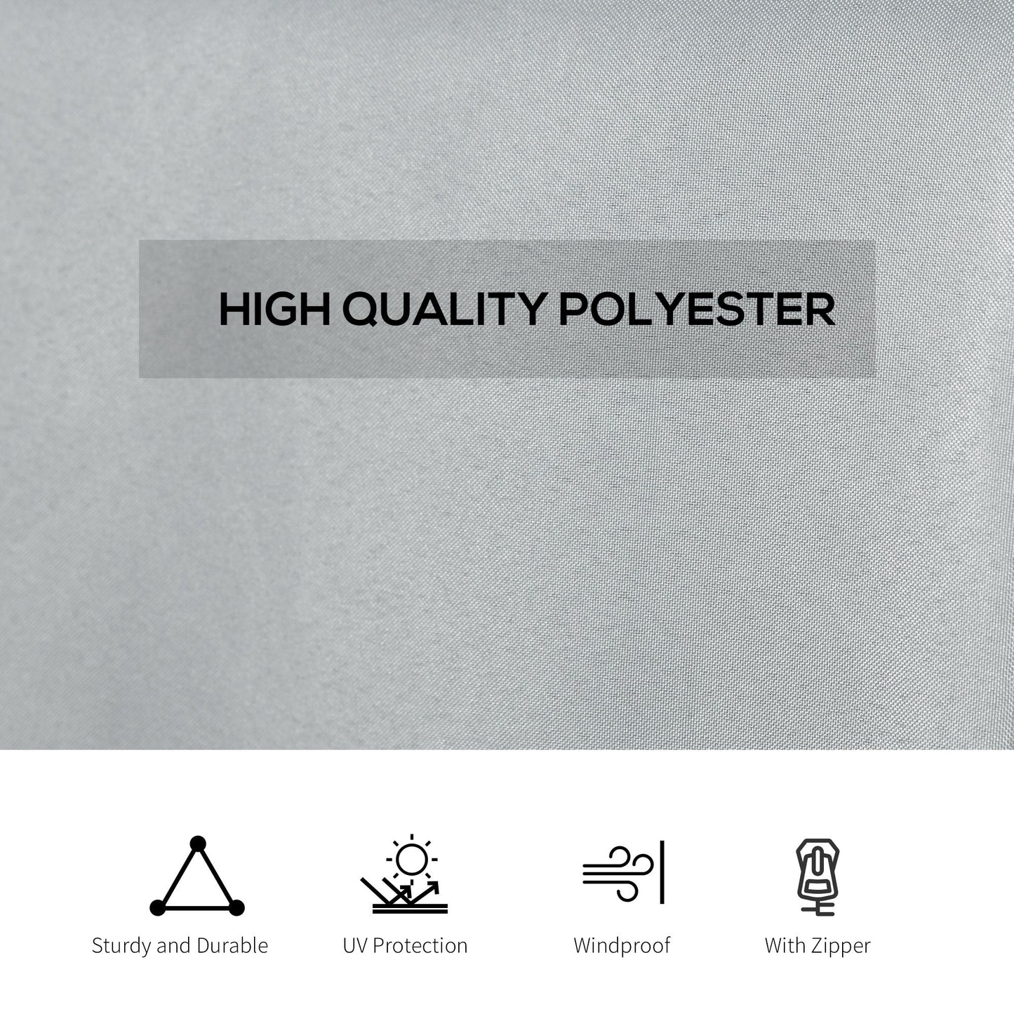 Outsunny 4 Pack Universal Gazebo Replacement Sidewalls Privacy Panel For Most 3 X 4M Gazebo Canopy Pavilion Outdoor Shelter Curtains Accessories Light Grey