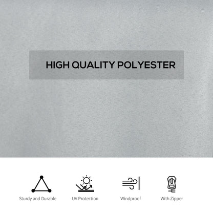 Outsunny 4 Pack Universal Gazebo Replacement Sidewalls Privacy Panel For Most 3 X 4M Gazebo Canopy Pavilion Outdoor Shelter Curtains Accessories Light Grey