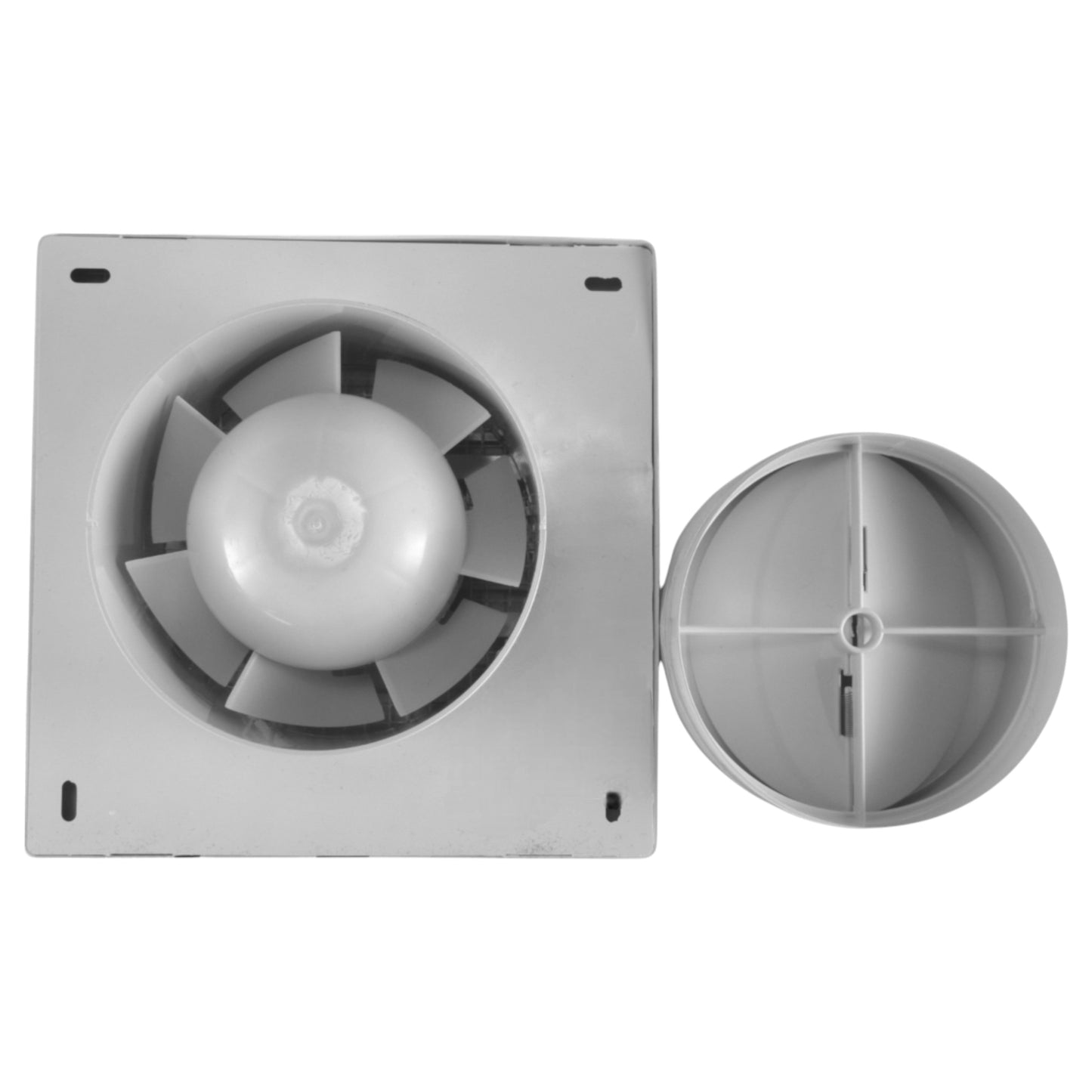 Through Wall Ventilation Kit - STYL Fan with Timer and Graphite External Vent
