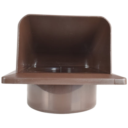 Through Wall Ventilation Kit - STYL Fan with Timer and Brown External Vent