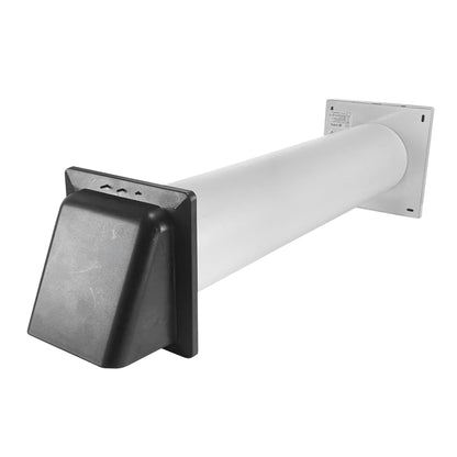 Through Wall Ventilation Kit - STYL Fan with Timer and Graphite External Vent
