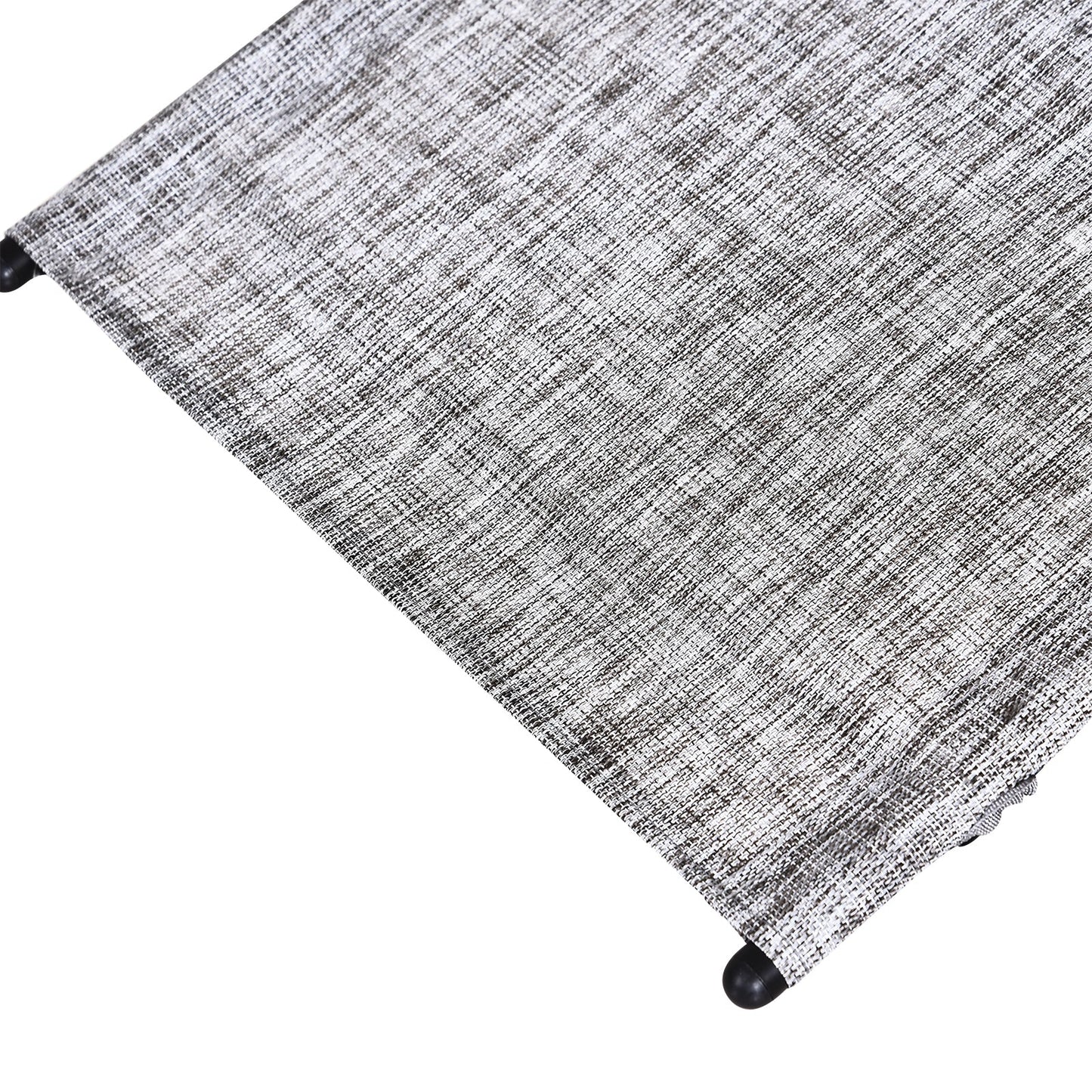 Outsunny Steel Frame Zero Gravity Rocking Lounge Chair With Pillow Grey