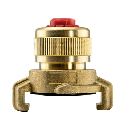 Geka Type Brass Claw Set – 19mm Barb and 1/2” Hose Connector