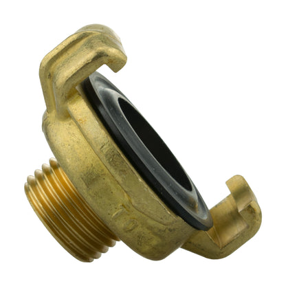 15mm Brass Wall Flange Kit with Lever Valve + Geka