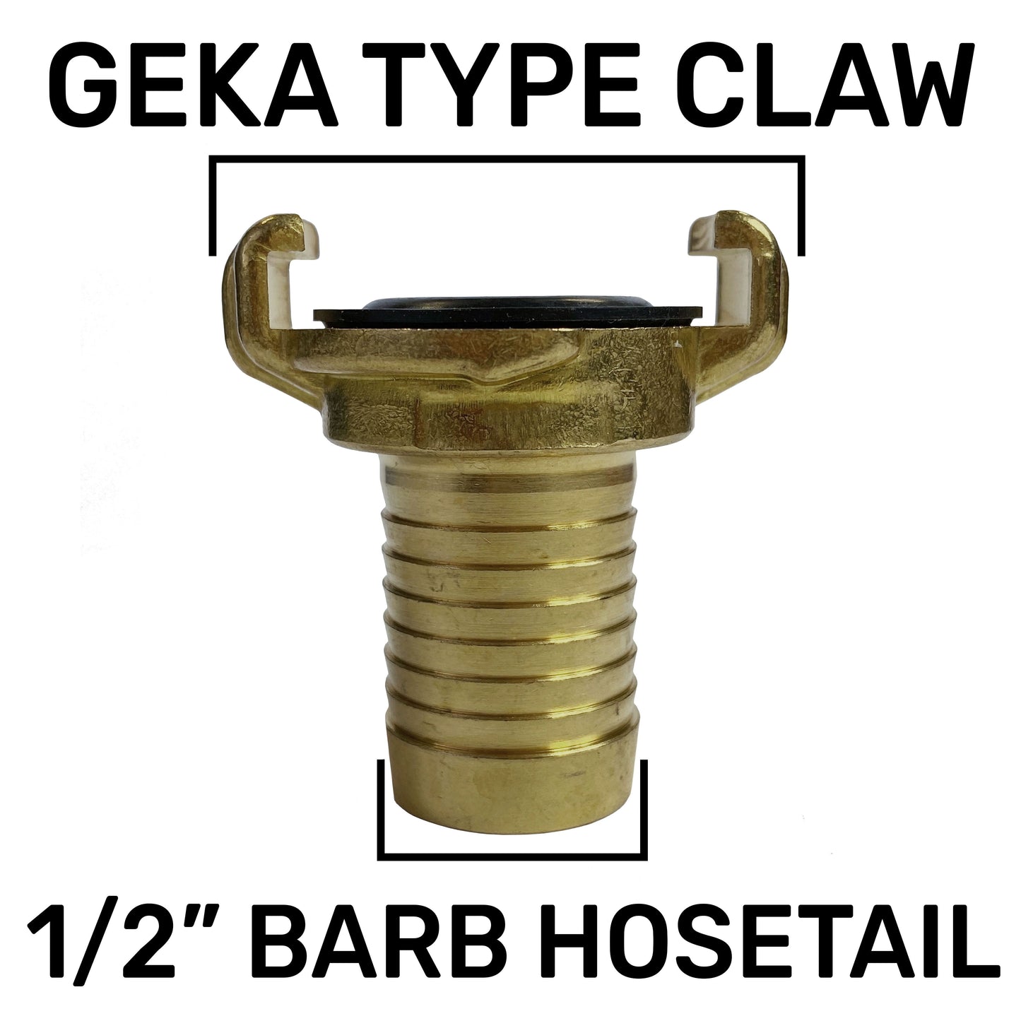 Premium Garden Hose Yellow with Geka Type Claw Fittings