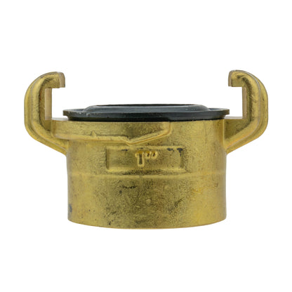 Wall Flange Kit 32mm MDPE + Brass Bib Tap with Geka Claw Outlet