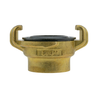 19mm Brass Barb with In-Line BSPM Valve and Geka Type Connector