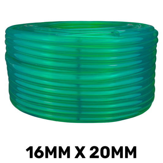 Green Semi-Transparent PVC Pipe 16mm*20mm