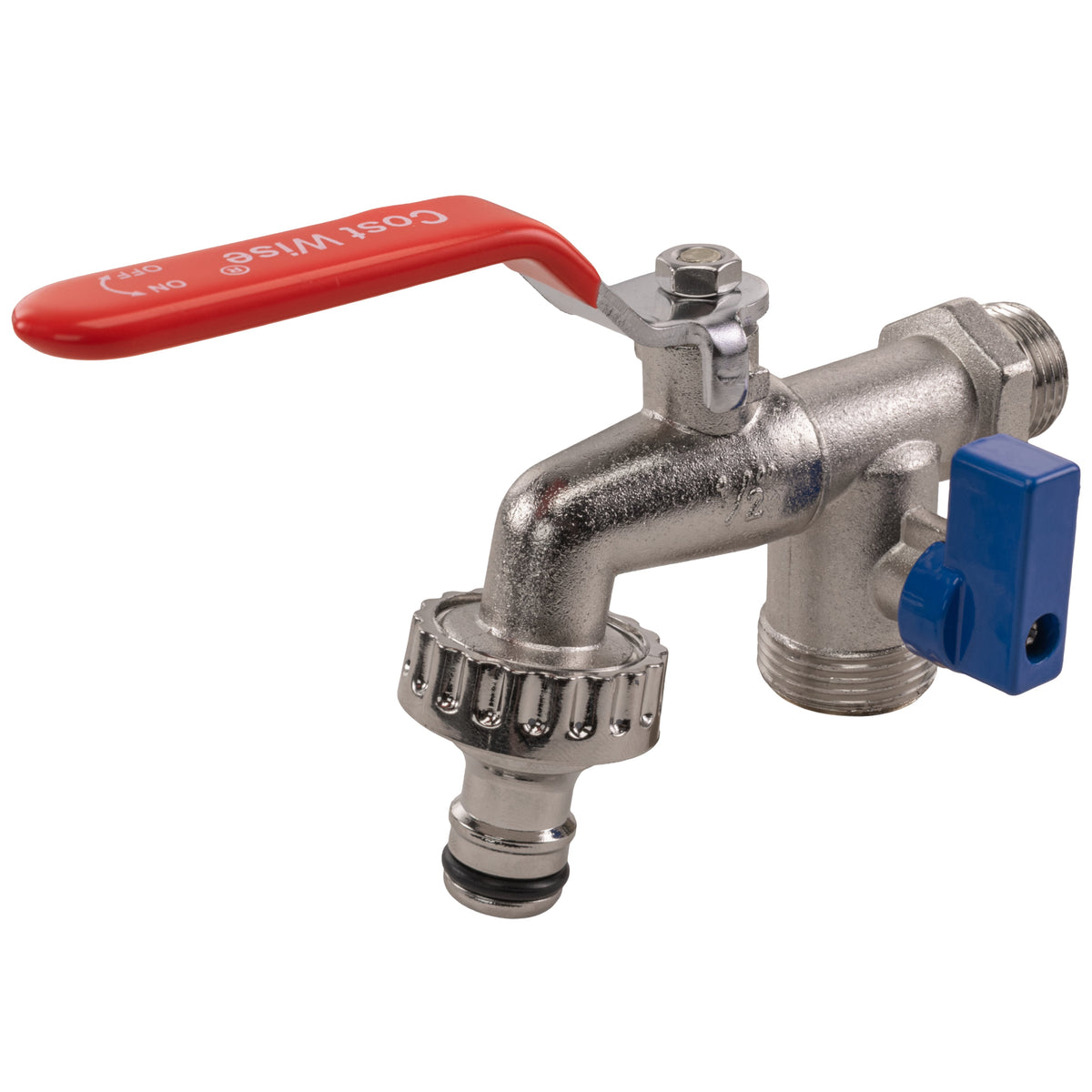 IBC 2” S60X6 Cap with Double Tap ½” BSP
