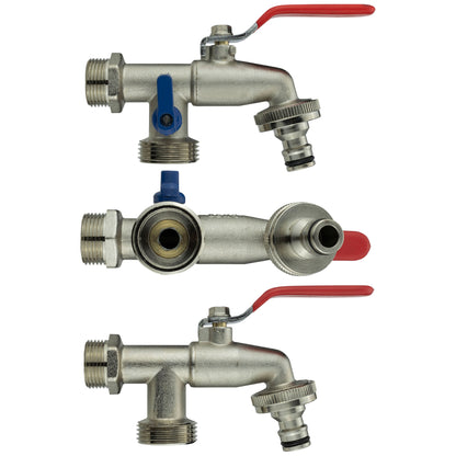 Wall Flange Kit 20mm MDPE - Double Lever Tap 1/2"