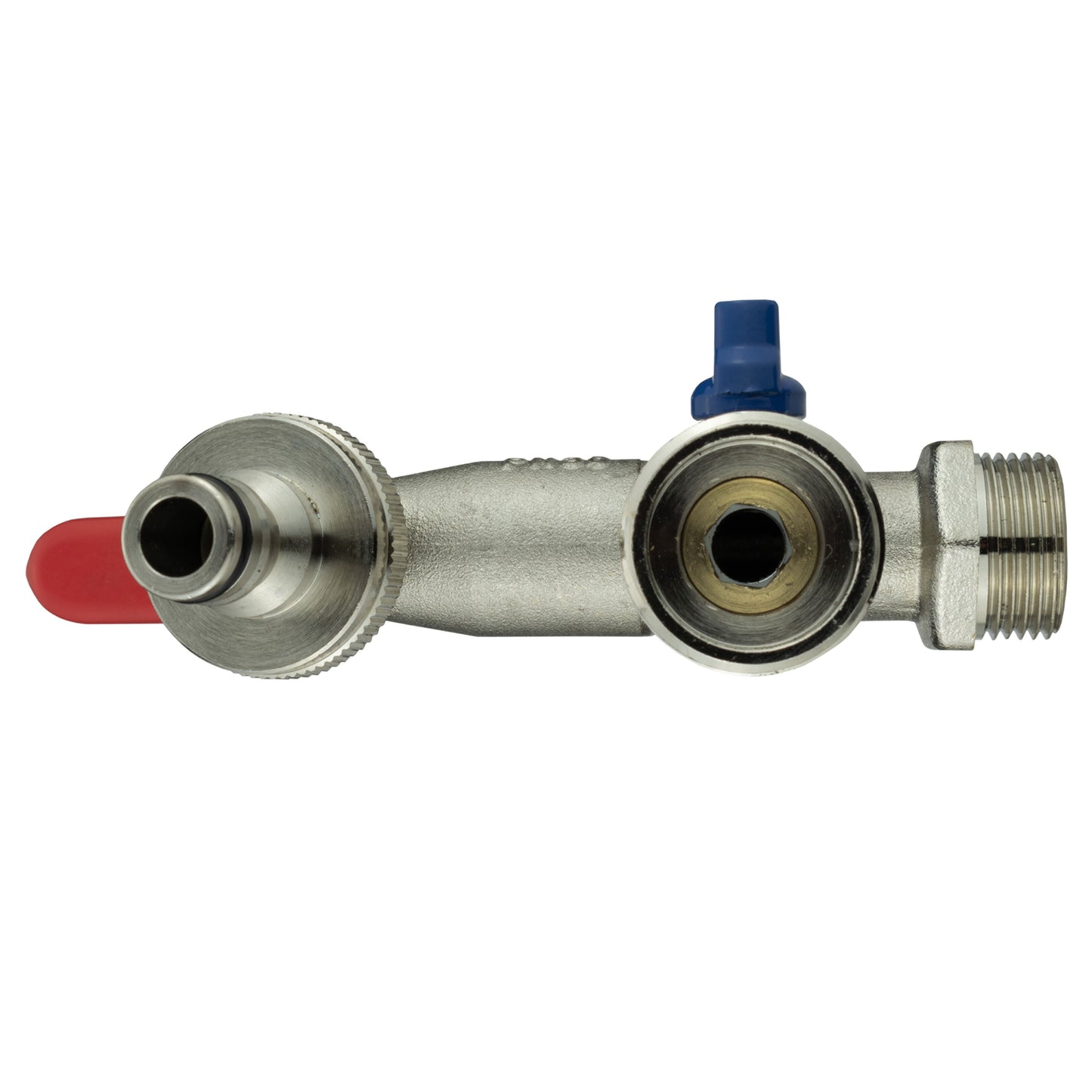 IBC 2” S60X6 Cap with Double Lever Tap, 1 x Max Flo Outlet and 1 x Standard Outlet