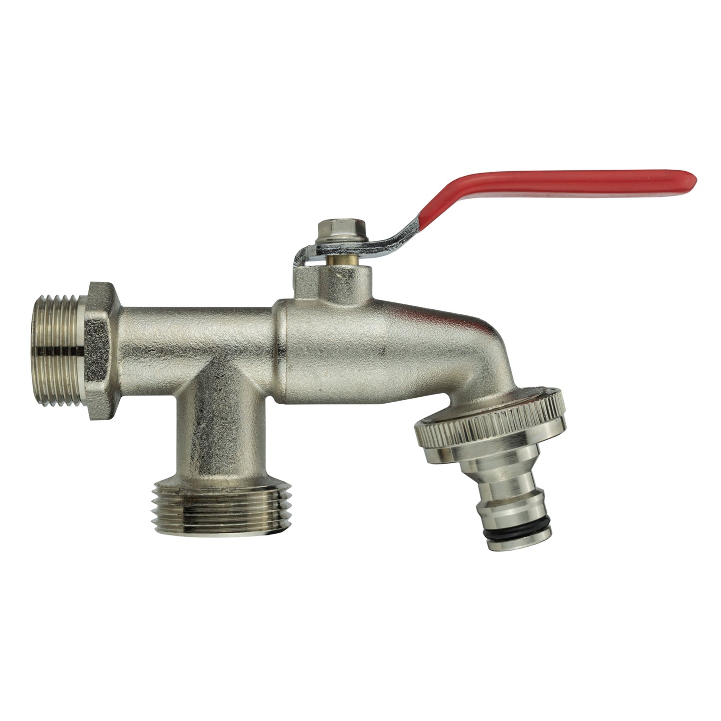 IBC 2” S60X6 Cap with Water Filter, Double Tap, 1 x Max Flo Outlet and 1 x Standard Outlet