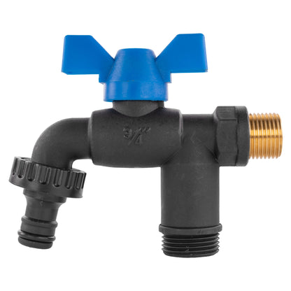 Garden Bib Double Tap 1/2" BSPM