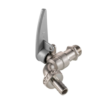 IBC 2" S60X6 - 1/2" BSP Cap with Lever Tap Hose Barb and Side Lock