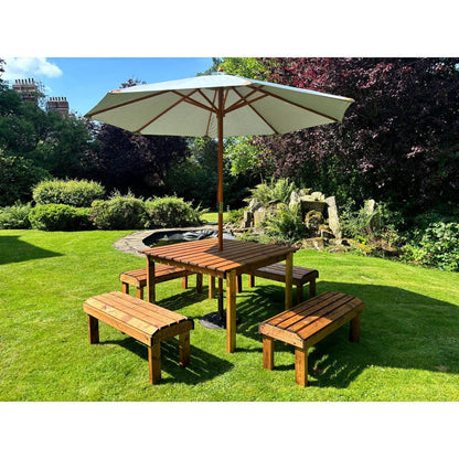 Knights Garden Patio Dining Set by Charles Taylor - 8 Seats